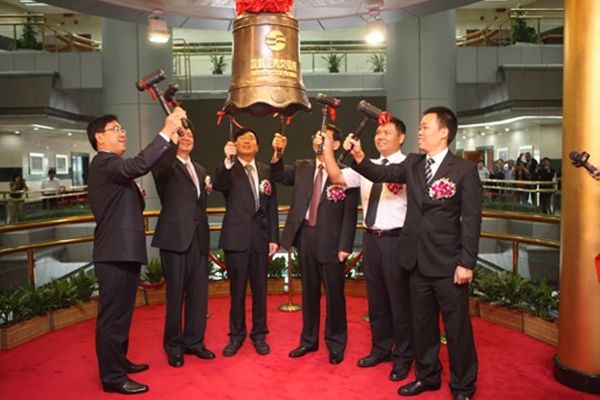 Became a listed company