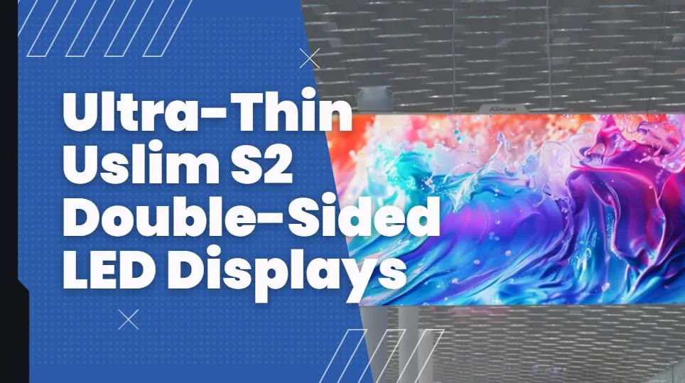 You’ll Never Guess How Thin These Double-Sided LED Displays Are