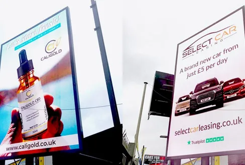 Mega digital billboard