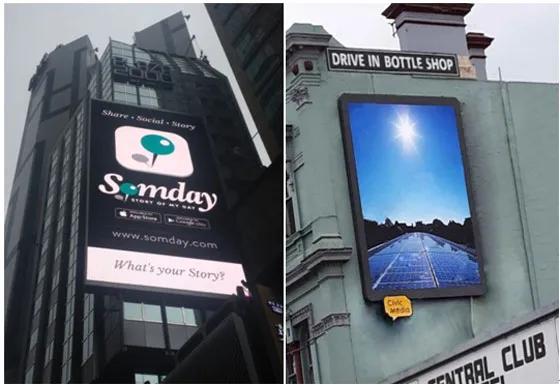 Unilumin outdoor SMD LED displays lighting the world