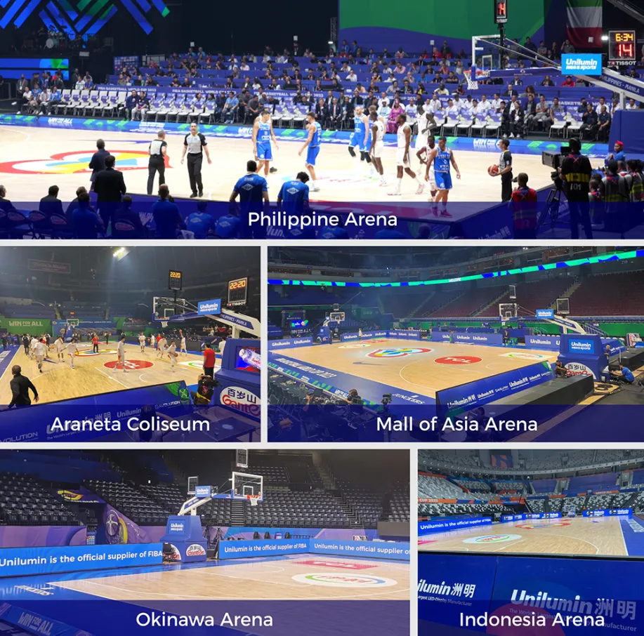 Official LEDs Supplier Unilumin Sports Witnessed the Successful Conclusion of the FIBA Basketball World Cup 2023