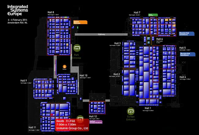 Join Unilumin at ISE 2014