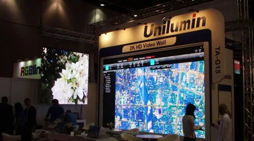 Unilumin features UHD LED Video Wall at InfoComm MEA 2014