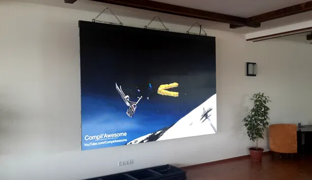 Upad 2mm display creates immersive experience for World cup fans in Alma-Ata