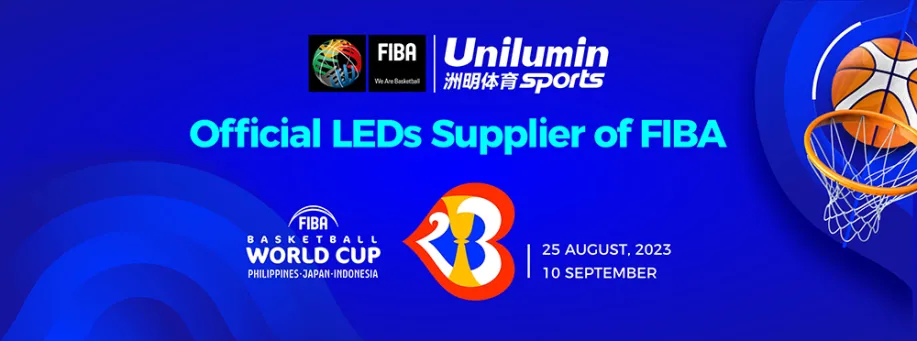 Official LEDs Supplier Unilumin Sports Witnessed the Successful Conclusion of the FIBA Basketball World Cup 2023