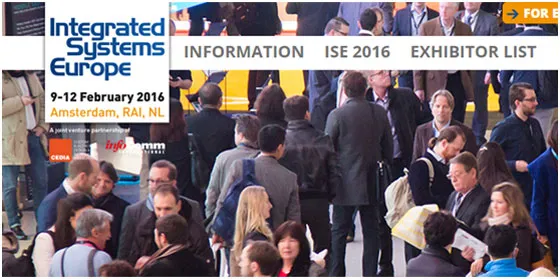 Unilumin is inviting you to Integrated Systems Europe (ISE) 2016