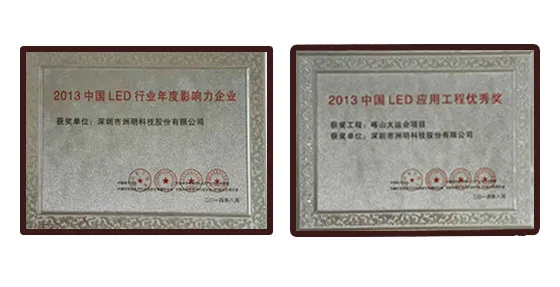 Unilumin awarded COMPANY OF THE YEAR 2013