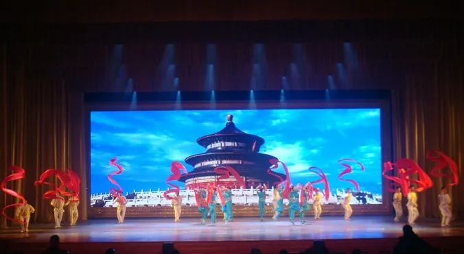 P7.62 indoor LED display for the 60th Anniversary of The League of Air Force Mission of Political Literature