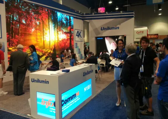 Unilumin features seamless 4K UHD LED video wall at InfoComm14