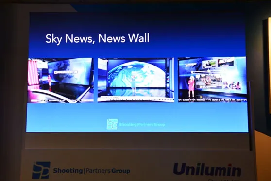 Unilumin Upanel and UTV Smart LED TV shine at IBC2015