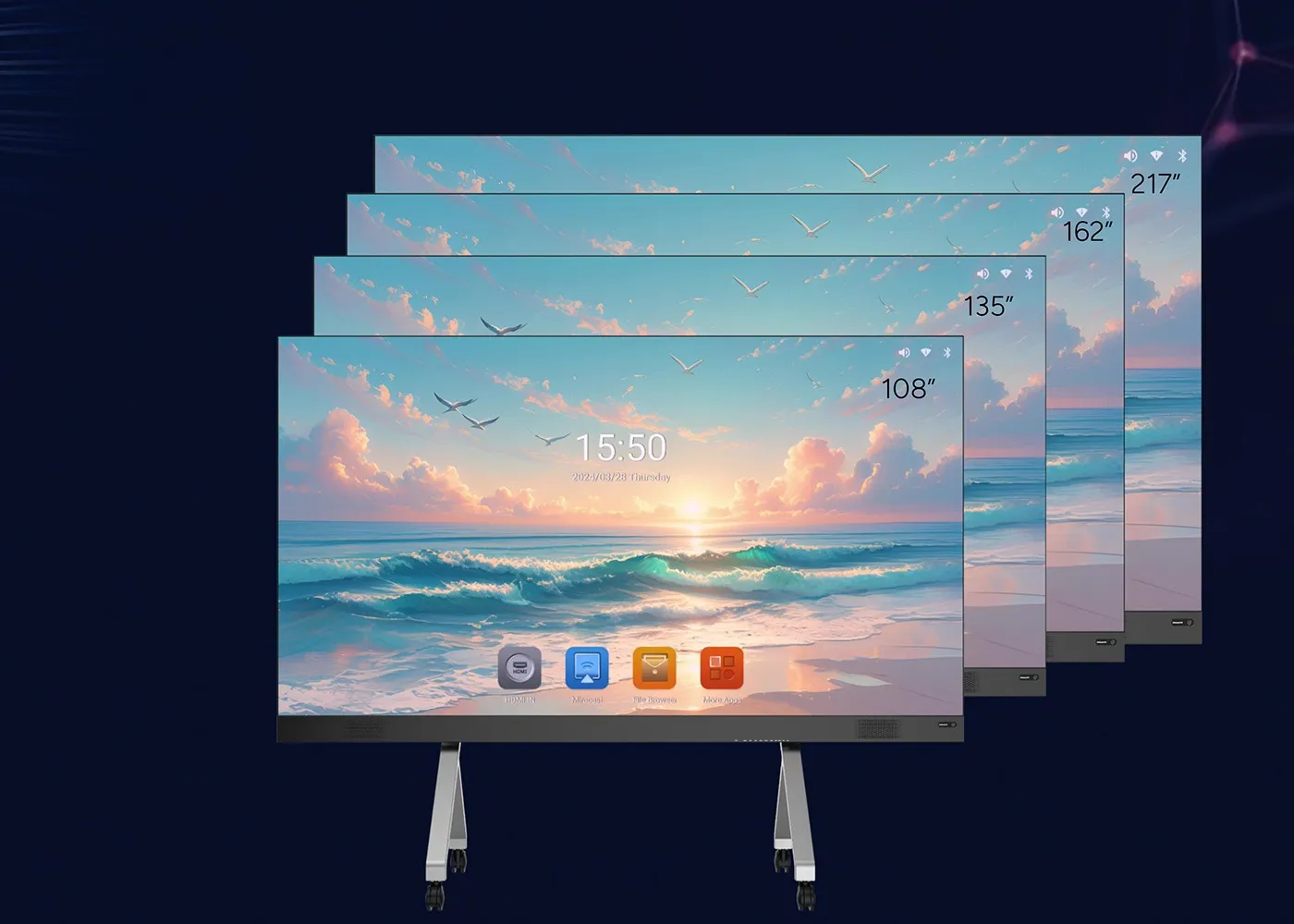 Multiple Sizes with Comprehensive Pixel Pitches