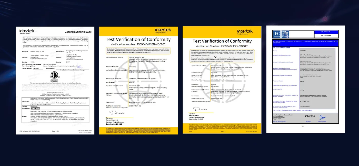 Certified & Trusted for Secure Operation