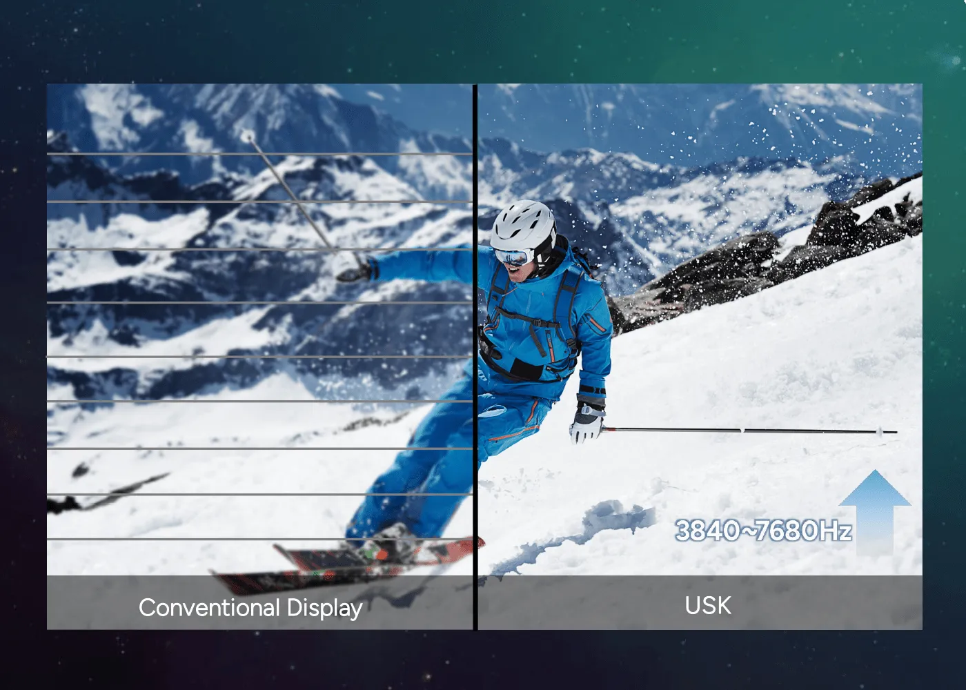 Ultra Clear Image with 7680Hz Refresh Rate